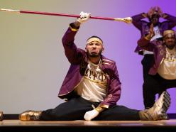 Que performing at Coppin step show