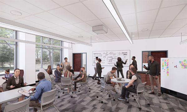3D design of College of Business Upcoming Building