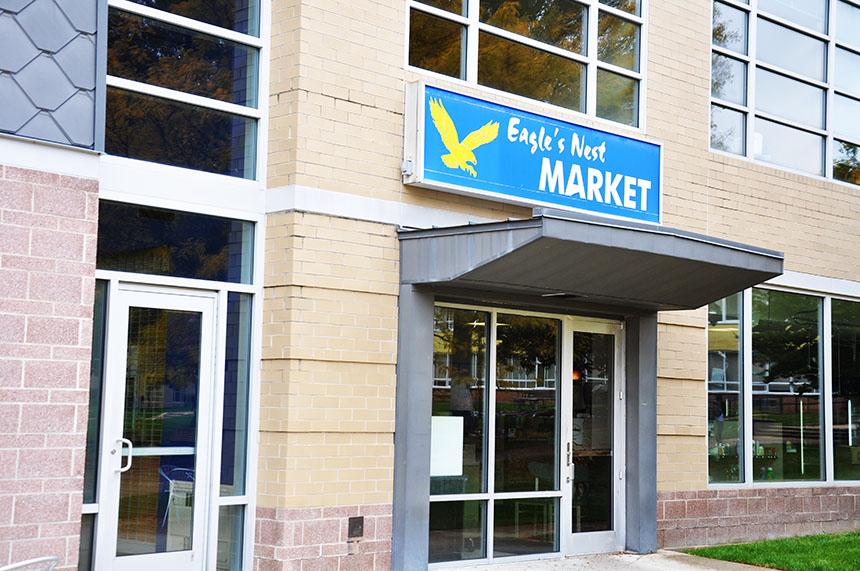 The Eagle's Nest Market on-campus convenience store