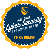 National cybersecurity awareness month at CSU. I'm on board