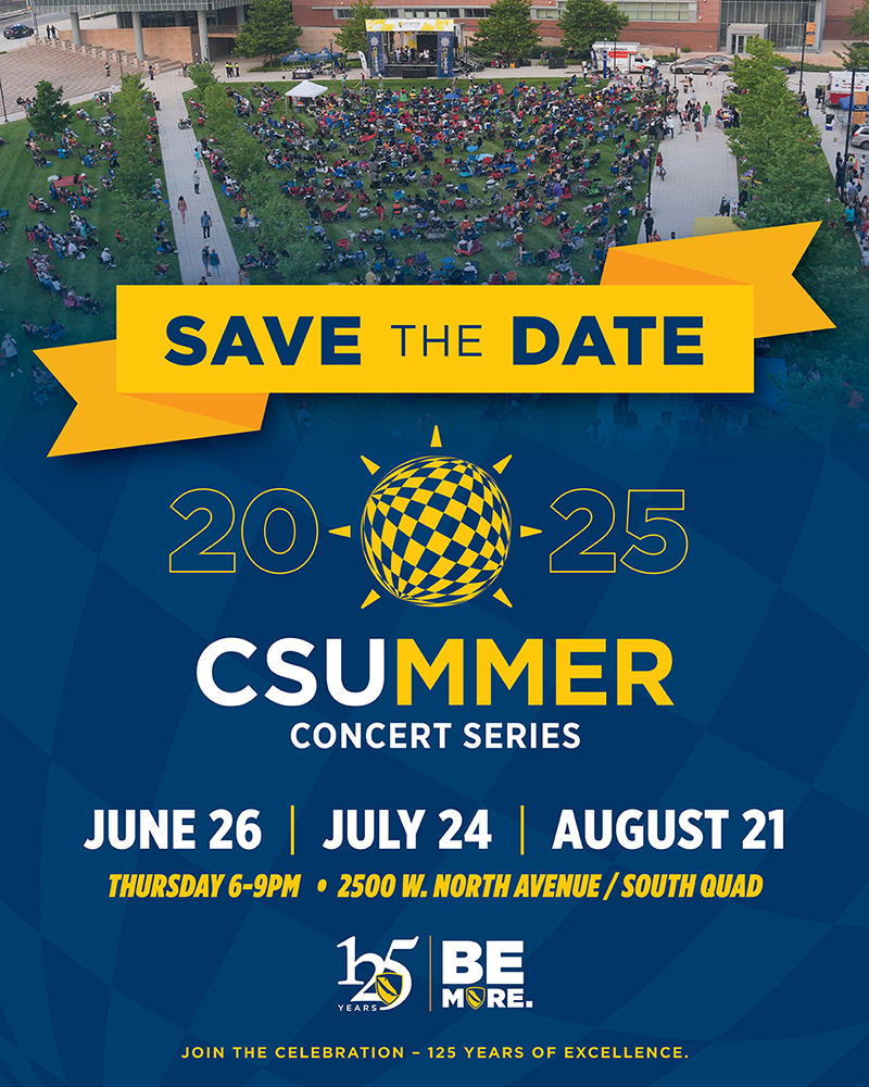Coppin State University welcomes alumni, family, and friends to it's Summer Concert Series. Bring your lawn chairs, food, beverages, family, and friends! Vendors on site! Save the dates: Thursday, June 26, July 24, and August 21, 2025 from 6:00 to 9:00 PM. New location: South Quad (between STC and HHSB)
