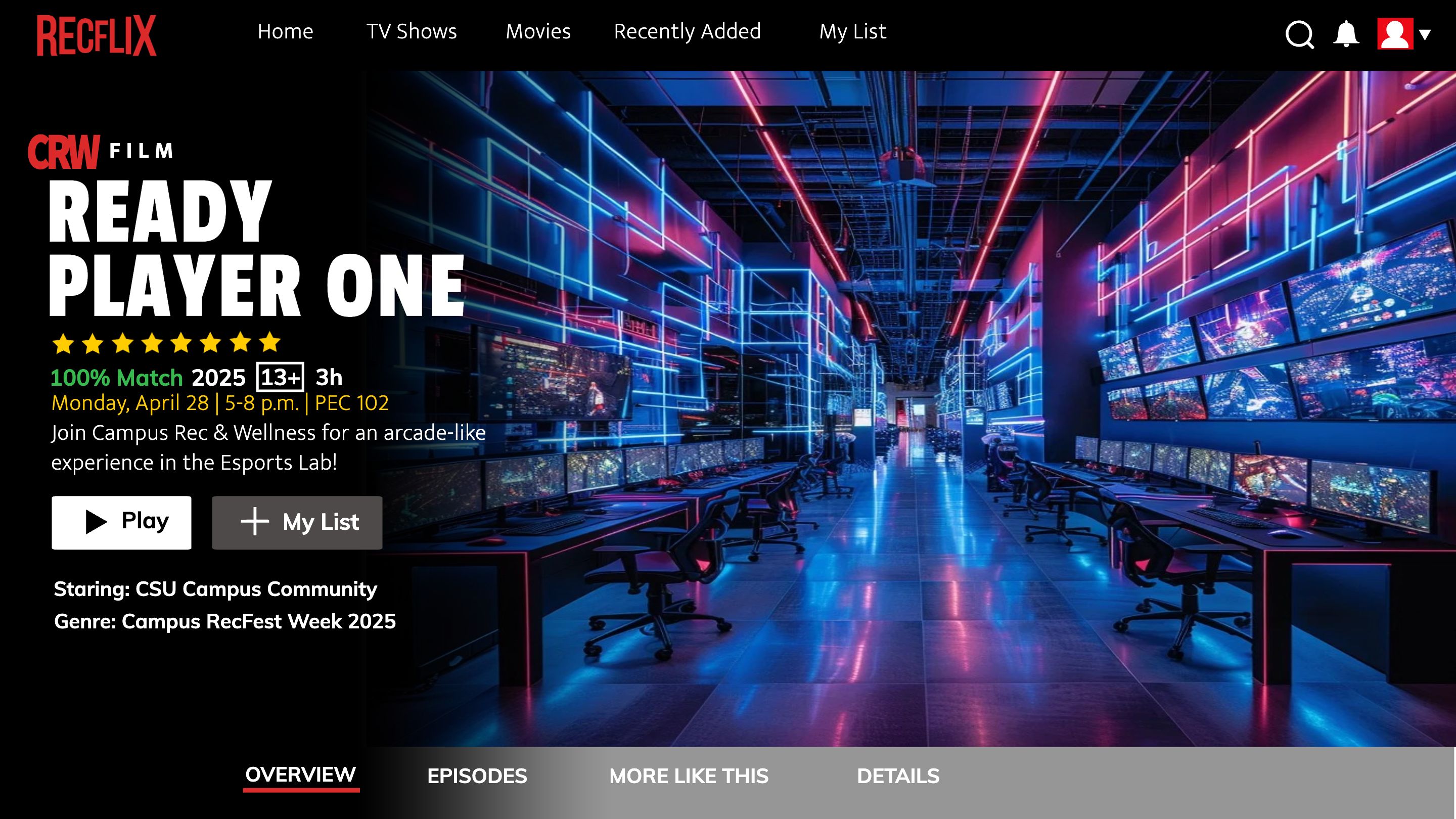 Recflix Day 1