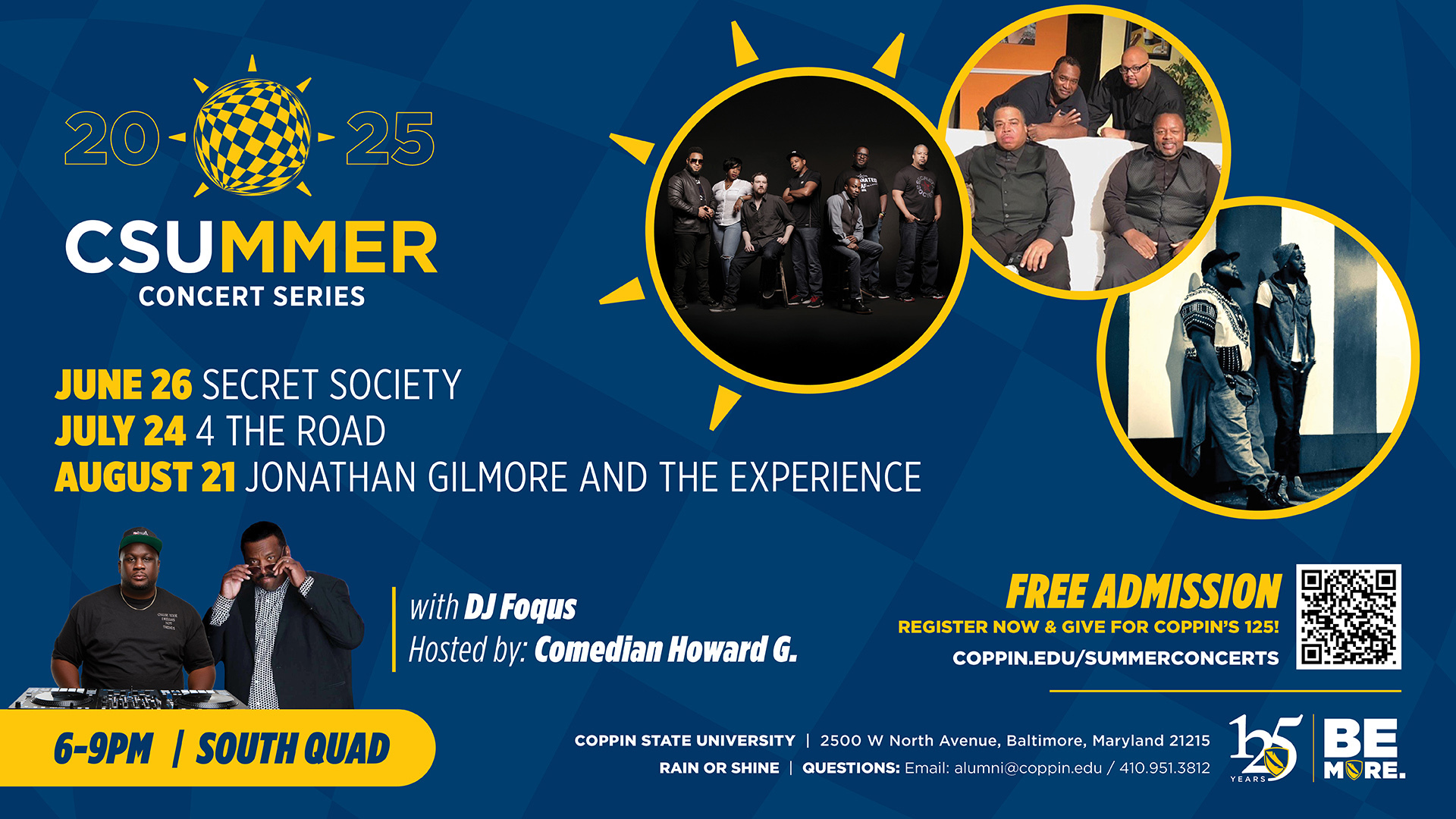 CSU Summer Concert Series Flyer