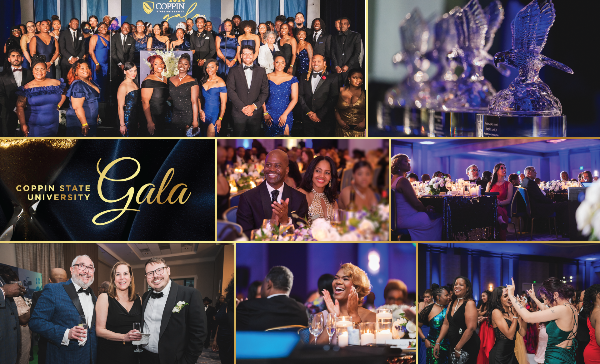 Coppin Gala collage photos
