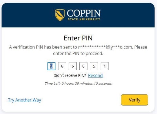 Enter pin image