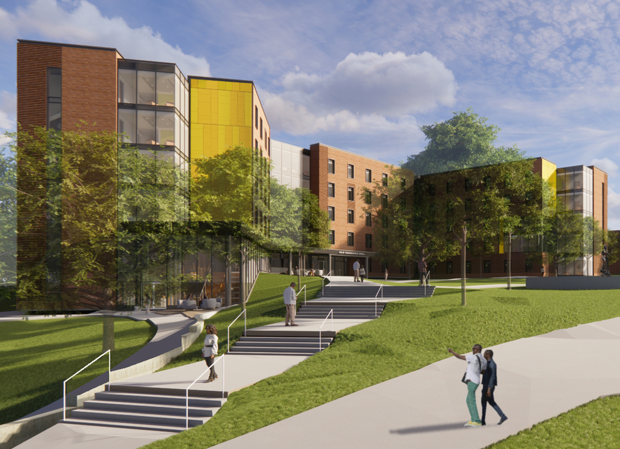 Coppin New Residence Hall rendering