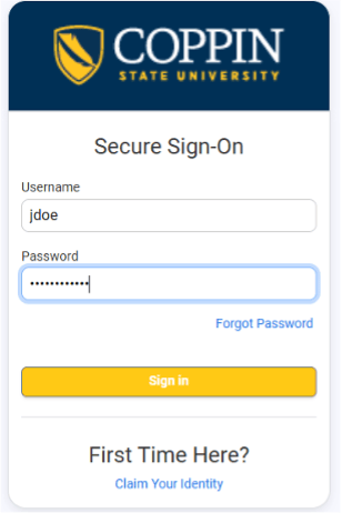 securely sign on