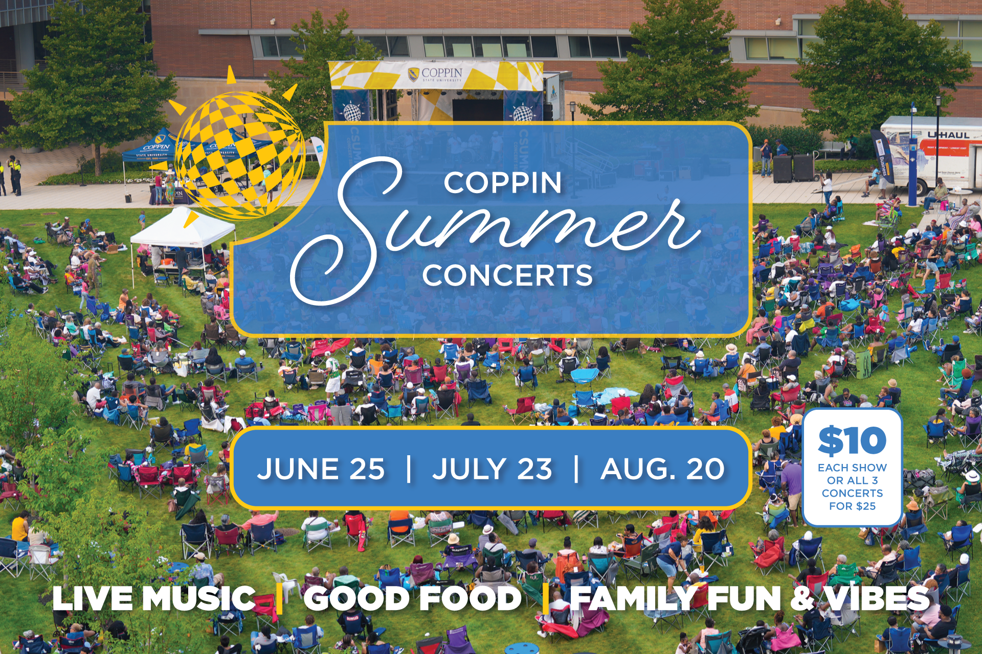 Coppin Summer Concert flyer.