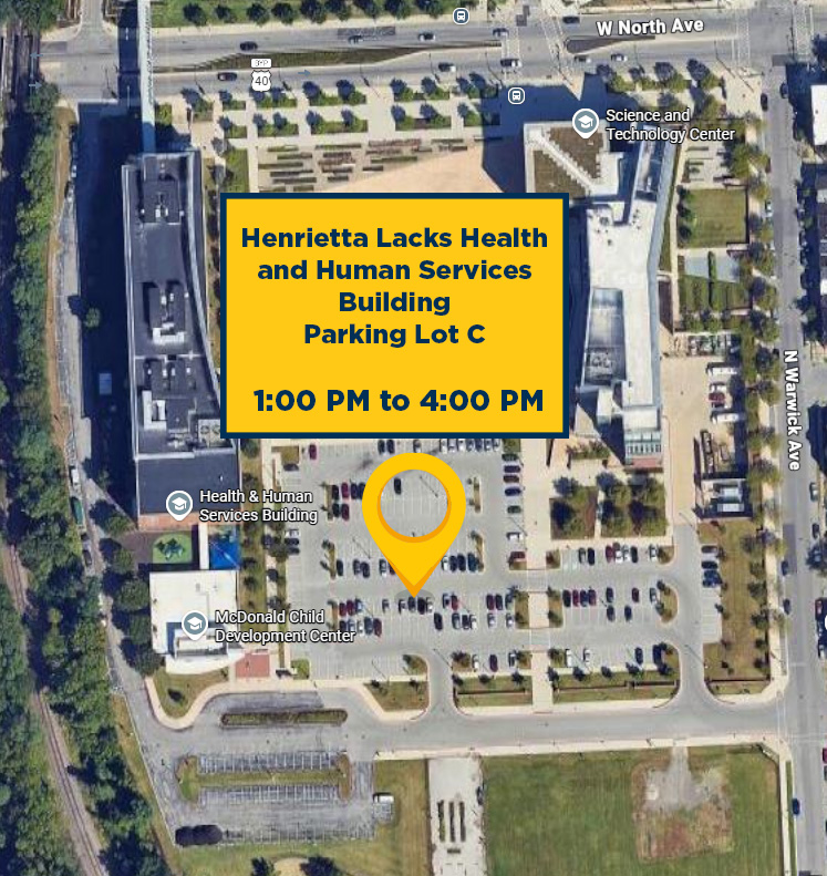Henrietta Lacks Health and Human Services Building, Parking Lot C. 1 p.m. to 4 p.m.