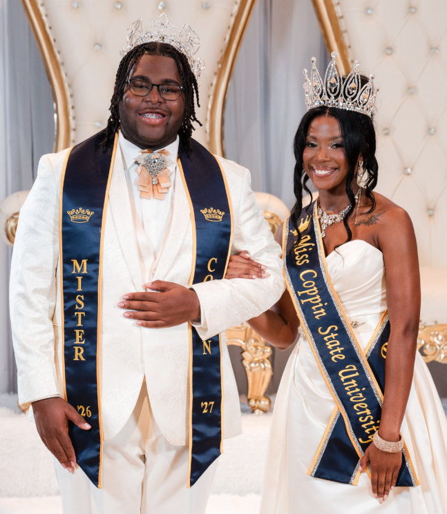 mister and miss coppin at coronation