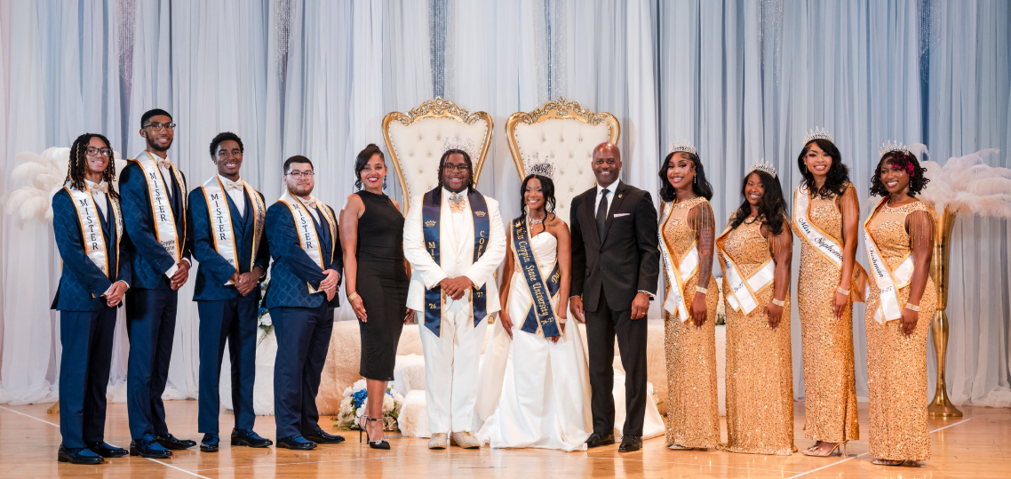 royal court with president and first lady