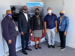 Dr. Jenkins & Principal Thompson and Faculty at Robert W. Coleman Elementary School