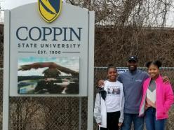 Dr. Jenkins and his children first visit to CSU