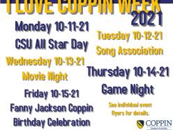 I Love Coppin Week 2021