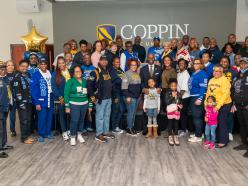 President Jenkins and Coppin Alumni