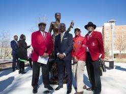 President Jenkins and Coppin Alumni