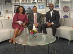 Dr. Jenkins with WJZ Anchors Janay Reece and Tim Williams