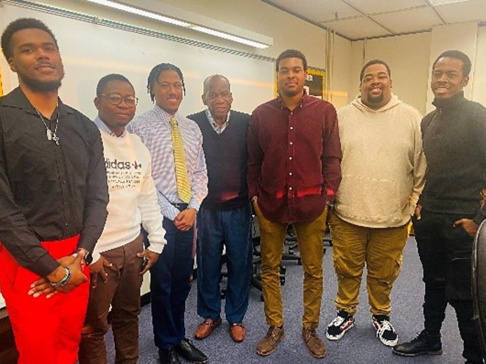 Next Gen Aspiring Male Educators and Mentors at the P2P Innovation Studio, CSU