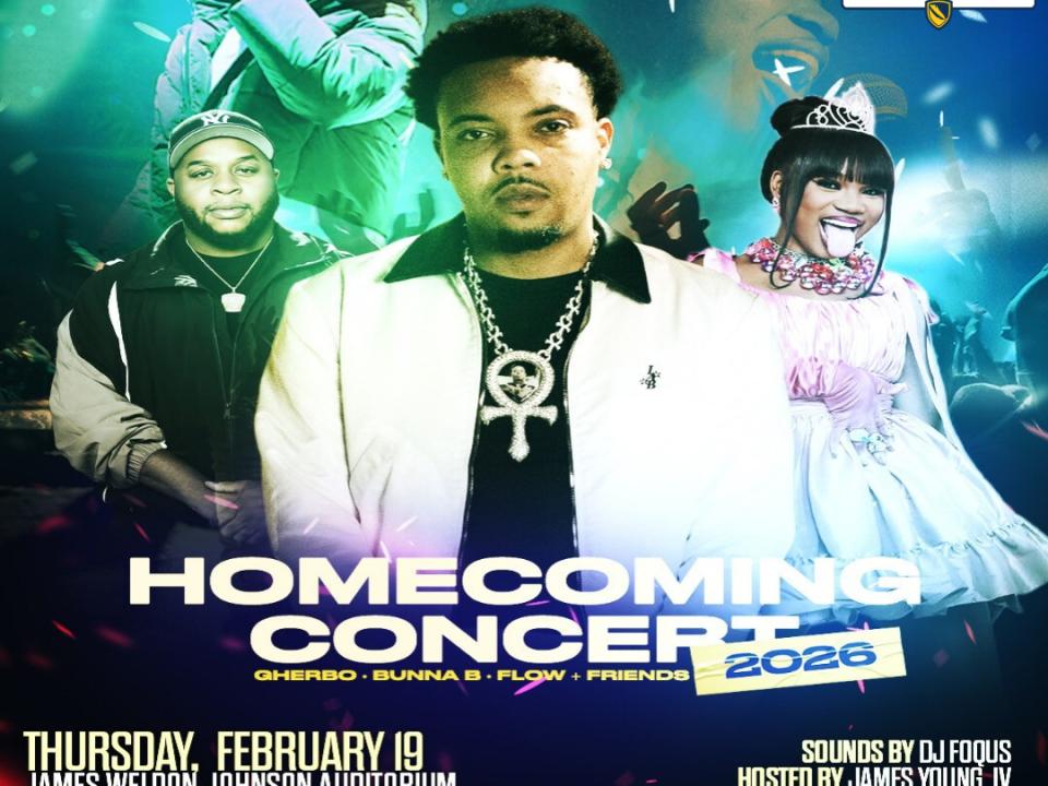 homecoming concert 26 flier