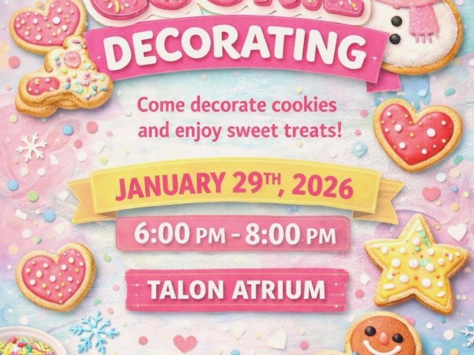 cookie decorating flier