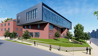 3D design of College of Business Upcoming Building 