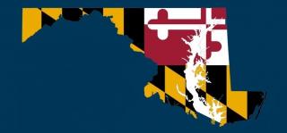 Maryland in a Maryland Flag