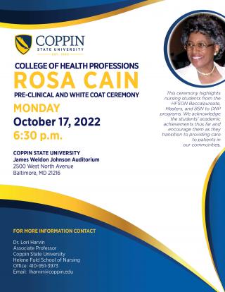 ROSA CAIN 2022 Flyer