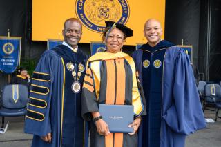 Governor Moore and President Jenkins Commencement