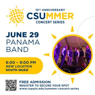 June Coppin Summer Concert featuring the Panama Band
