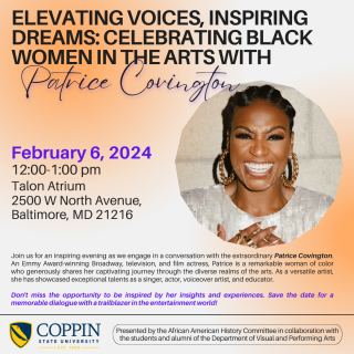 Elevating Voices, Inspiring Dreams Celebrating Black Women in the Arts with Patrice Covington