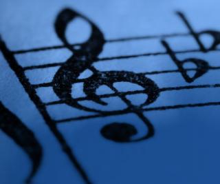 Treble Clef on sheet music