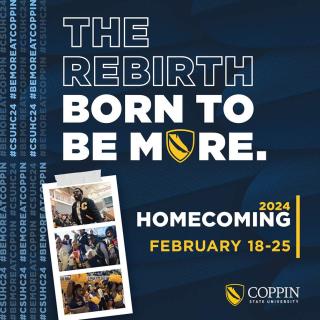 Coppin State Homecoming 2024 Flyer