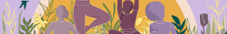 She Care Wellness Pods. Illustrations of outlines of women in yoga poses