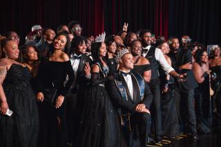 Students, Faculty and alumni at Coppin State University Ball 