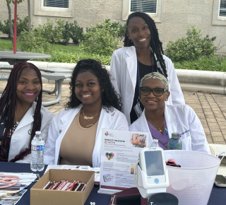 Nursing Students at Health Fair 