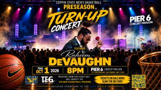 Coppin State Men's Basketball Preseason Turn-Up Concert Featuring Raheem DeVaughn