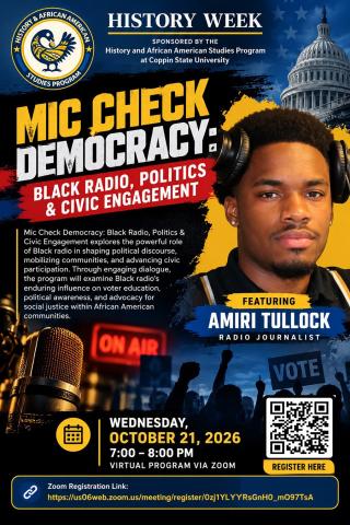 Mic Check Democracy: Black Radio, Politics, & Civic Engagement