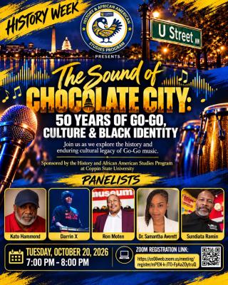 The Sound of Chocolate City: 50 Years of Go-Go, Culture, and Black Identity